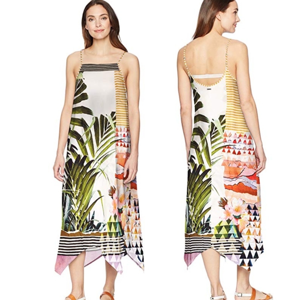 prAna Selene Tank Dress in Golden Paradise